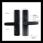 Serrure de porte intelligente électronique Smart Door Lock WIFI coloris au choix (ES267F WIFI) – Image 3