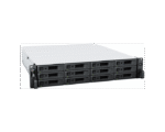 Serveur NAS SYNOLOGY RackStation RS2423+ 12à24Bay Ryzen V1780B 4cores 8GB 2x1GbE 1x10GbE(RS2423PLUS) – Image 5