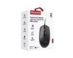 Souris optique filaire au design ergonomique Promate 1200 DPI Noir – Image 9