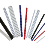 Boite de 100 baguettes spirales plastiques DSB pour reliure A4 16 mm Coloris au choix