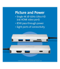 Station d'accueil USB-C Kensington 8-en-1 mobile UH1400P - 4K, 85W (K33820WW) – Image 3