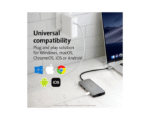 Station d'accueil USB-C Kensington 8-en-1 mobile UH1400P - 4K, 85W (K33820WW) – Image 5