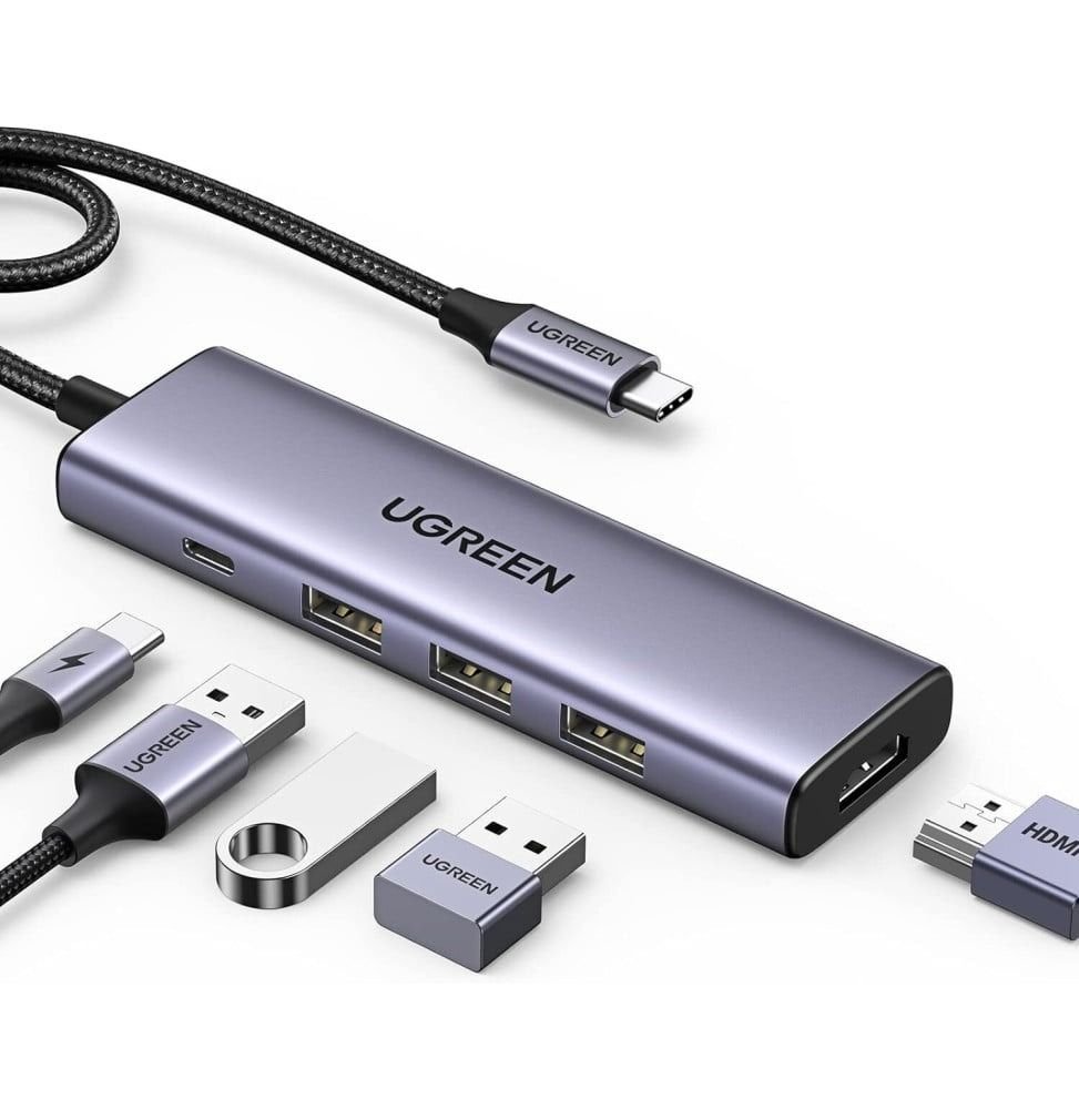 Station d accueil USB-C Ugreen 5 en 1 (15596) – Image 8