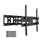 Support Ecran ECHOLINK double pendule pour Téléviseurs ou Ecrans interactifs de 40″ à 80″ Noir