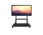 Support mobile pour écran interactif jusqu’à 86 pouces – Structure robuste sur roulettes
