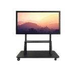 Support mobile pour écran interactif jusqu’à 86 pouces – Structure robuste sur roulettes