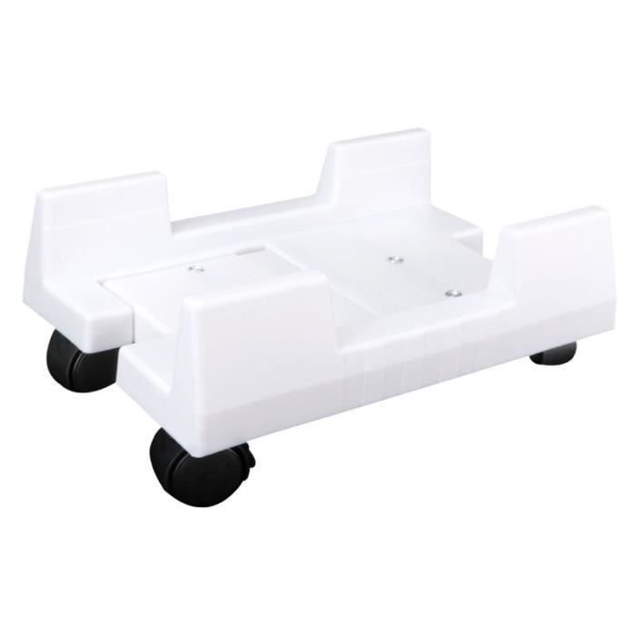 Support MTEC pour unité centrale en plastique avec roulettes – Image 2