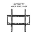 Support mural ultra-plat pour écran 26" - 55" Noir (LCD-208HT) – Image 2