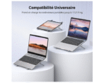 Support Ordinateur Portable Ugreen Aluminium Ventilé 8 à 17,3 Pouces (40289) – Image 9