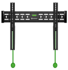 Support TV mural fixe FM6 pour des écrans de 43 à 85 pouces Noir – Image 4