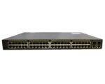 Switch Réconditionné Cisco Catalyst WS-C2960+48PST-L – 48 ports 10/100 PoE + 2 Gigabit Ethernet + 2 SFP – 370W – LAN Base (WS-C2960+48PST-L)