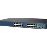 Switch reconditionné Cisco Catalyst WS-C3560-24PS-S - 24 ports 10/100 PoE + 2 SFP + IP Base Image - kit de montage inclus