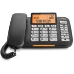 Téléphone filaire Gigaset DL580 Noir (4250366855394)
