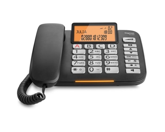 Téléphone filaire Gigaset DL580 Noir (4250366855394) – Image 4