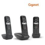 Téléphone fixe sans fil Gigaset AS690 Noir – Image 2