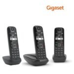 Téléphone fixe sans fil Gigaset AS690 Noir