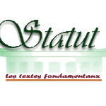 Statut et Règlement interne sur papier cartonné 60x45 cm