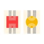 Tableau décoratif art Connection L60 x H90 cm x2 Premium - intérieur art design , décoration espace pro – Image 3