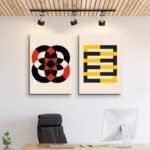 Tableau décoratif art Diversity L60 x H90 cm x2 Premium - intérieur art design , décoration espace pro – Image 5