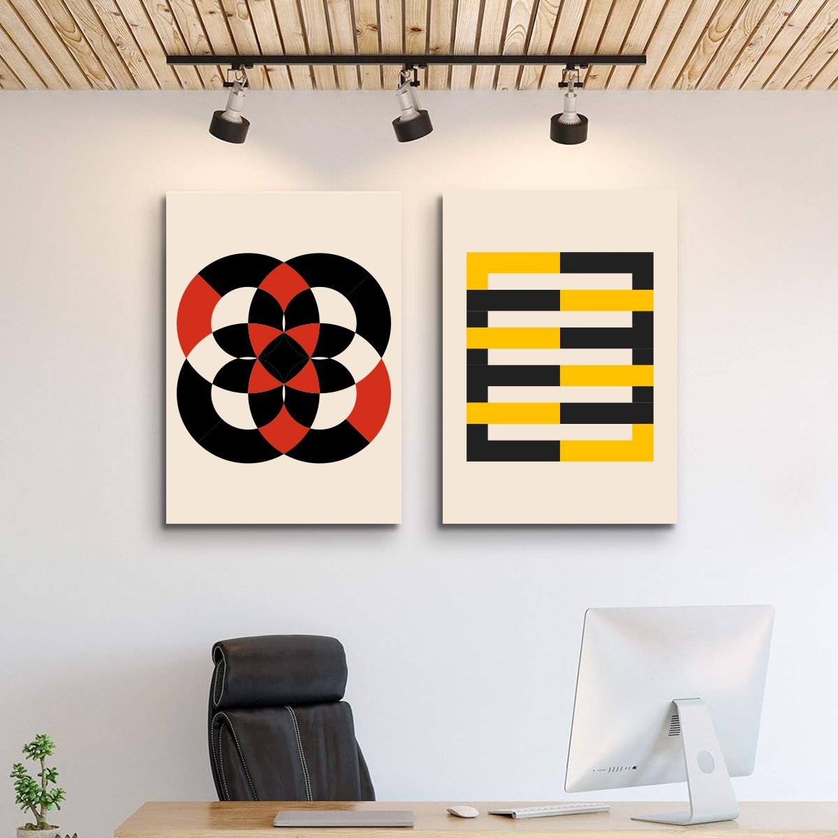 Tableau décoratif art Diversity L60 x H90 cm x2 Premium - intérieur art design , décoration espace pro – Image 5