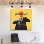 Tableau décoratif Art Morning L60 x H60 cm Premium - intérieur design , décoration espace pro – Image 3