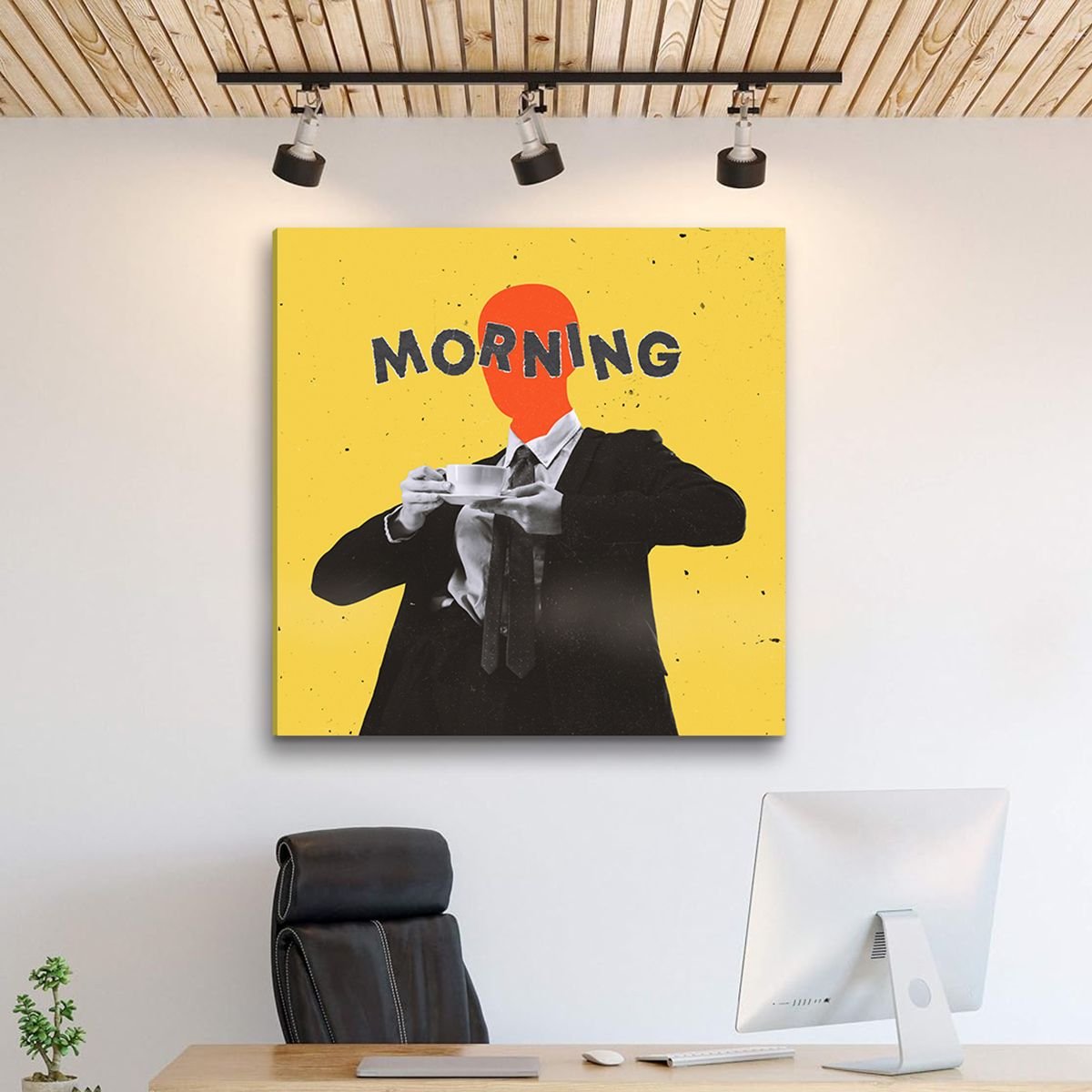 Tableau décoratif Art Morning L60 x H60 cm Premium - intérieur design , décoration espace pro – Image 3