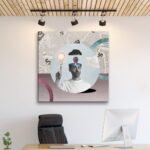 Tableau décoratif art Problem solving L60 x H60 cm Premium - intérieur art design , décoration espace pro – Image 5