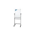 TABLEAU DE CONFERENCE 90X60 DELI 7893 ROTATIF Mobile Blanc