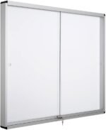 Tableau vitrine d'affichage fond magnétique et portes coulissantes Bi-Office Exhibit 1324 X 967 mm (18xA4)