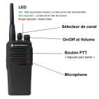 Talkie-walkie Motorola DP1400 numérique radio UHF Avec licence – Image 9