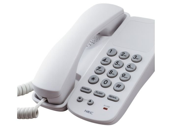 Téléphone Analogique NEC AT40 – Monoligne – 3 Sonneries – Mute – Fixation Murale – Image 5