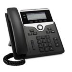 Téléphone Filaire Professionnel Cisco CP-7821-K9 Reconditionné – 2 lignes SIP, large bande, surveillance et enregistrement silencieux