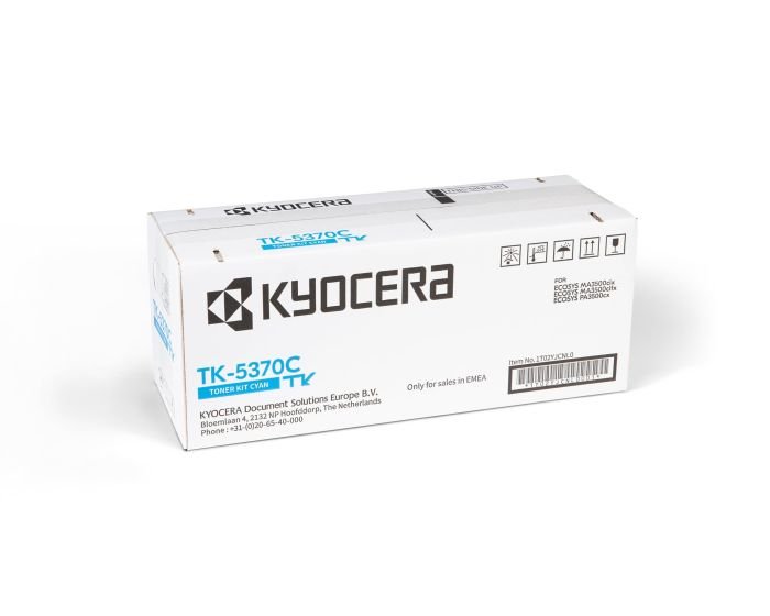Toner Kyocera TK-5370C Cyan originale pour ECOSYS MA3500cix/PA3500cx - 5 000 pages – Image 2