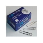 Lot de 10 Boites de 100 Trombones Ronds OCEAN Chrome 28 mm