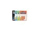 Calculatrice de poche Deli E1122, programmateur universel, batterie et solaire, double alimentation, bureau, accessoires électroniques coloris au choix – Image 2