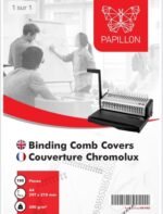 Paquet de 100 Couvertures Chromolux PAPILLON pour reliure à anneaux format A4 300 g/m² – Image 2